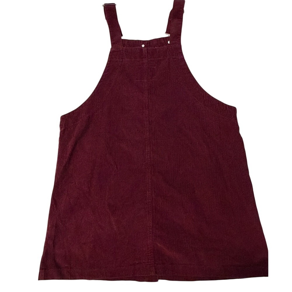 Celebrity Pink Maroon Corduroy Dress - Picture 2 of 7